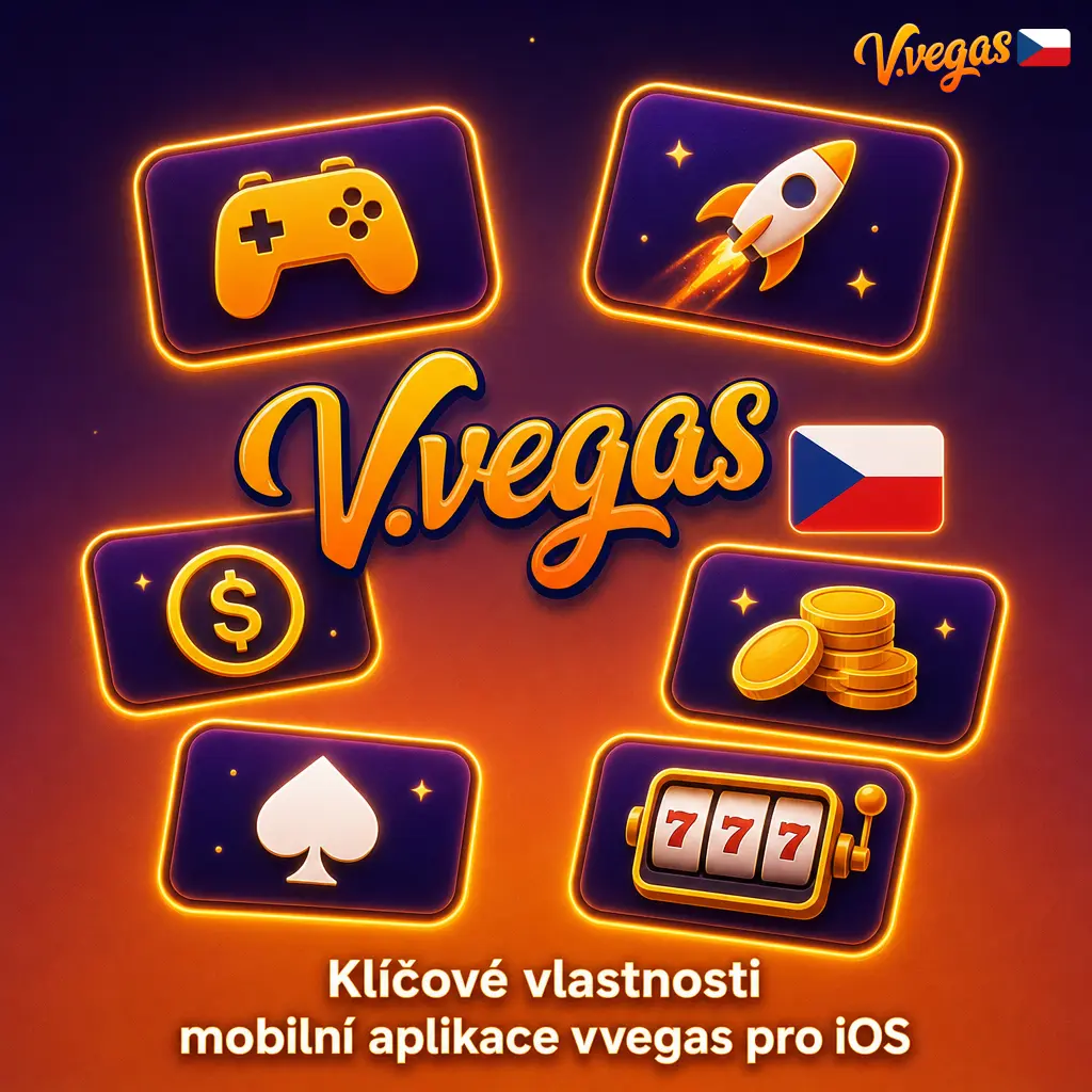 Mobilní aplikace vvegas pro iOS: sportovní sázení, kasino, podpora CZK, bonusy a nonstop zákaznická podpora.