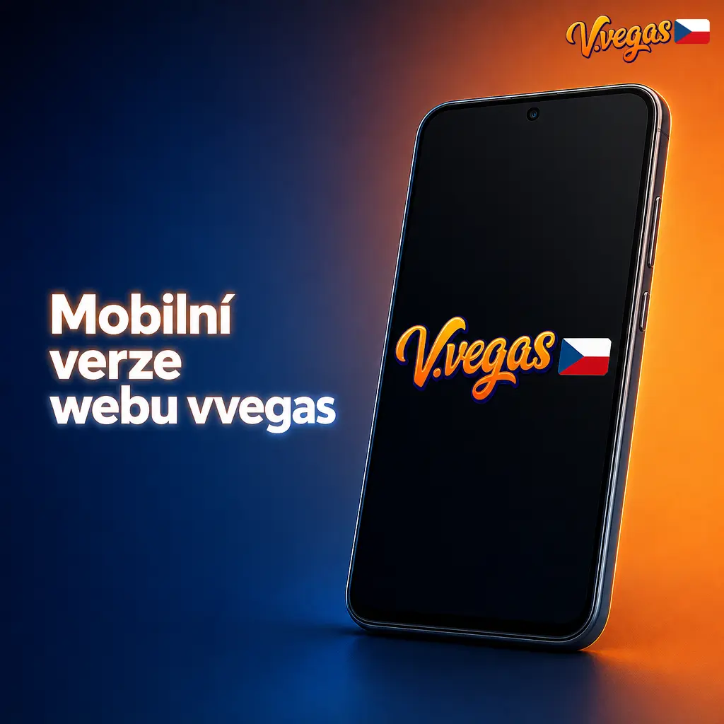 Mobilní verze webu vvegas v prohlížeči Chrome, Safari nebo Firefox se sázením, casinem a pokladnou
