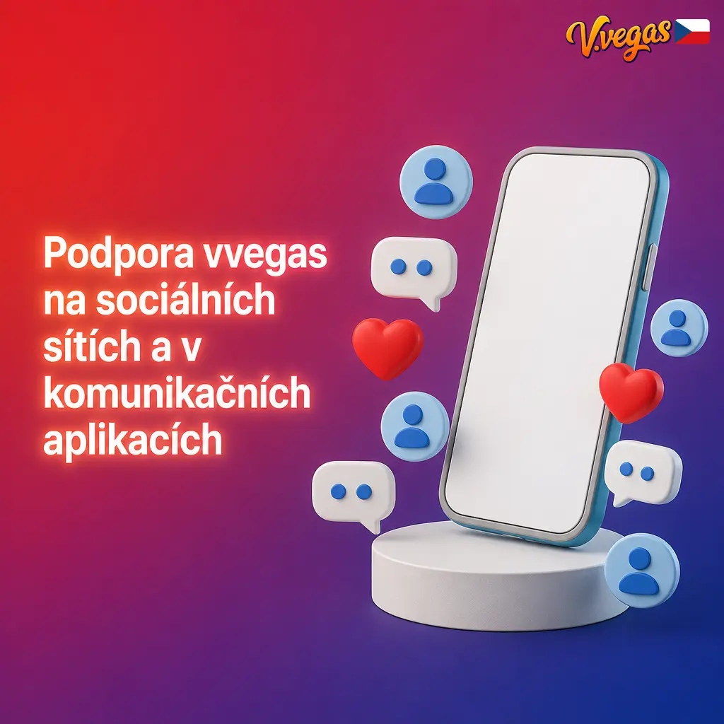 Podpora vvegas na sociálních sítích a v komunikačních aplikacích pro obecné dotazy a aktuální informace