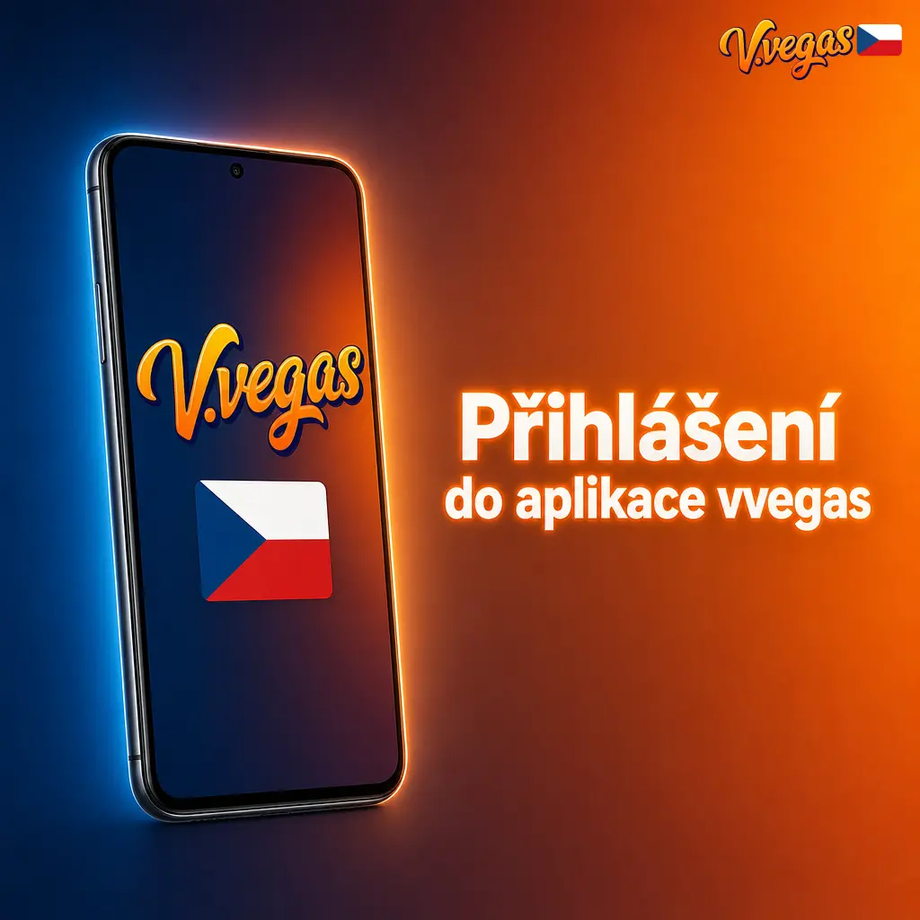 Přihlášení do aplikace vvegas pomocí e-mailu, hesla nebo otisku prstu pro rychlý vstup do účtu