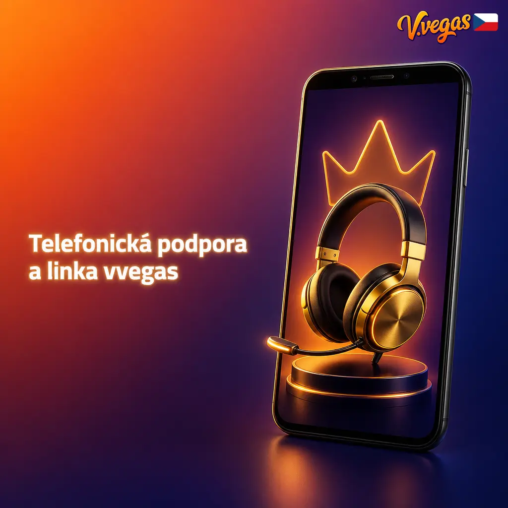 Telefonická podpora vvegas pro urgentní dotazy – přihlášení, blokace účtu, výběr prostředků, kontakt na webu.